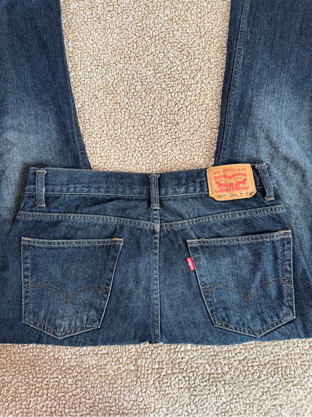 Levi’s 527 Women’s Bootcut Jeans Size 18 Reg W29 L29 Dark Wash